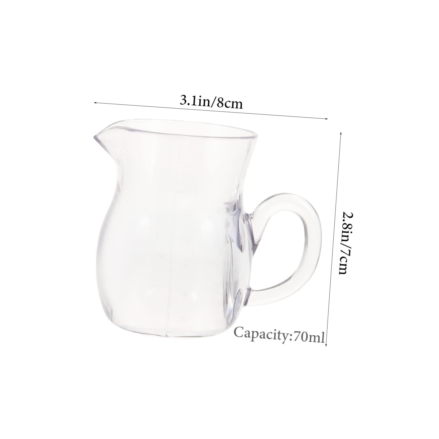 STOBAZA 2pcs Liquor Dispenser Acrylic Wine Pitcher Handle Enhance Red White Wine Taste Decanter