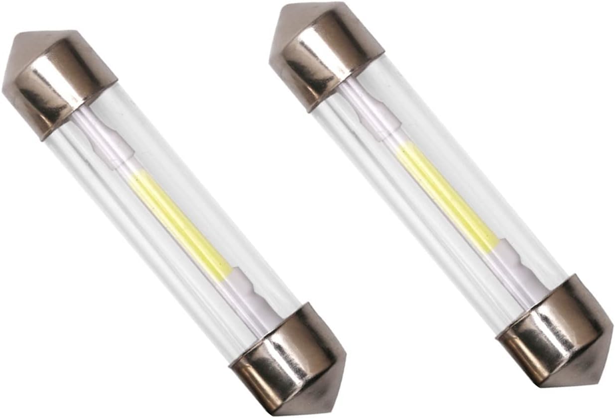 RV Refrigerator Light Bulb 2Pcs RV Fridge Light Bulbs Led Refrigerator Light Bulb 214-2 Trailer Camper Motorhome Refrigerator Interior Light Bulbs DC12V Replacement LED Bulb For Refrigerator Bulb 41MM