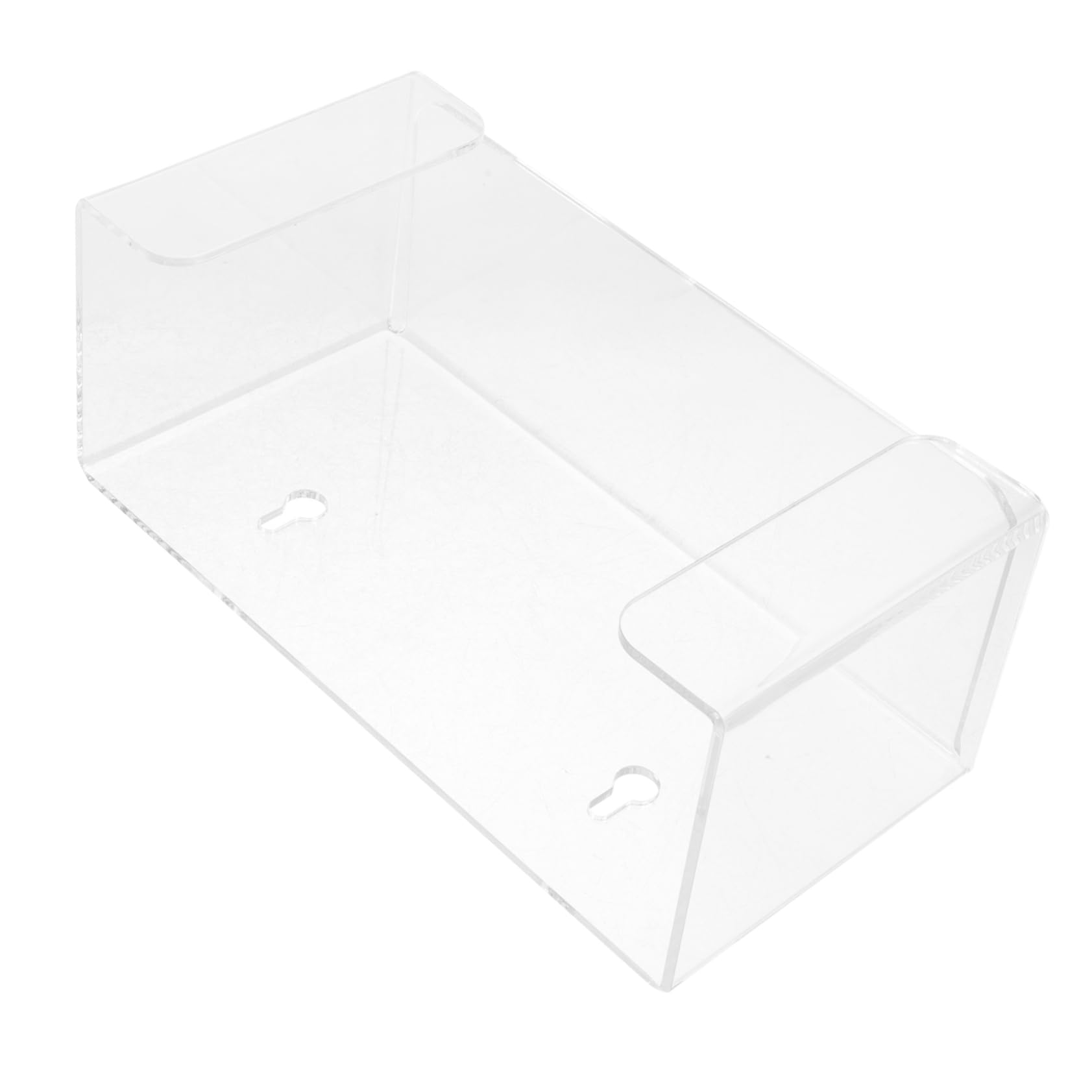 STOBAZA 5pcs Wall Mount Glove Dispenser Acrylic Face Mask Display Reusable Mask Holder