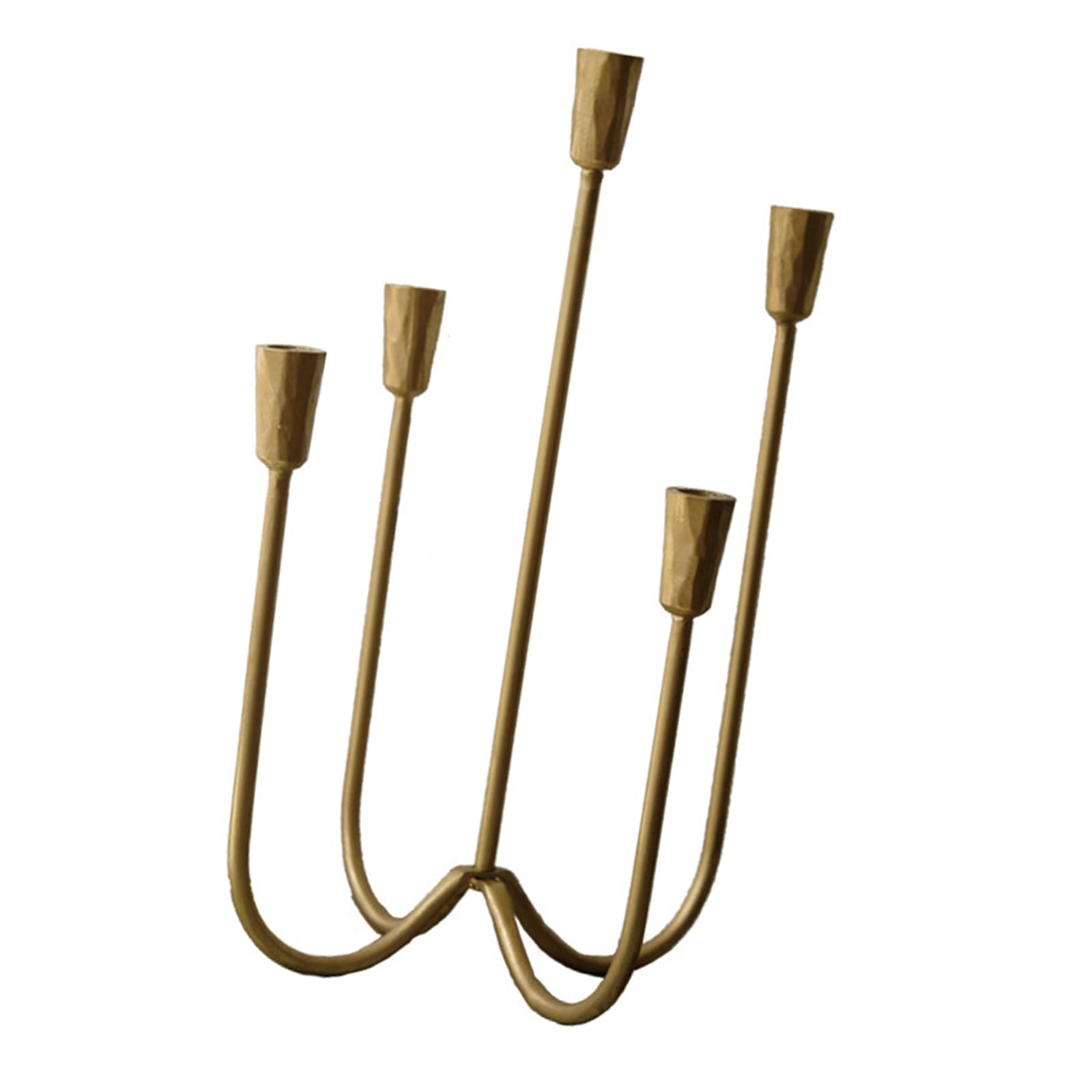 Nucelit Decorative Stands Iron Taper Holders Candelabra Retro Candlestick Holders for Wedding, Table Centerpieces Retro Candlestick