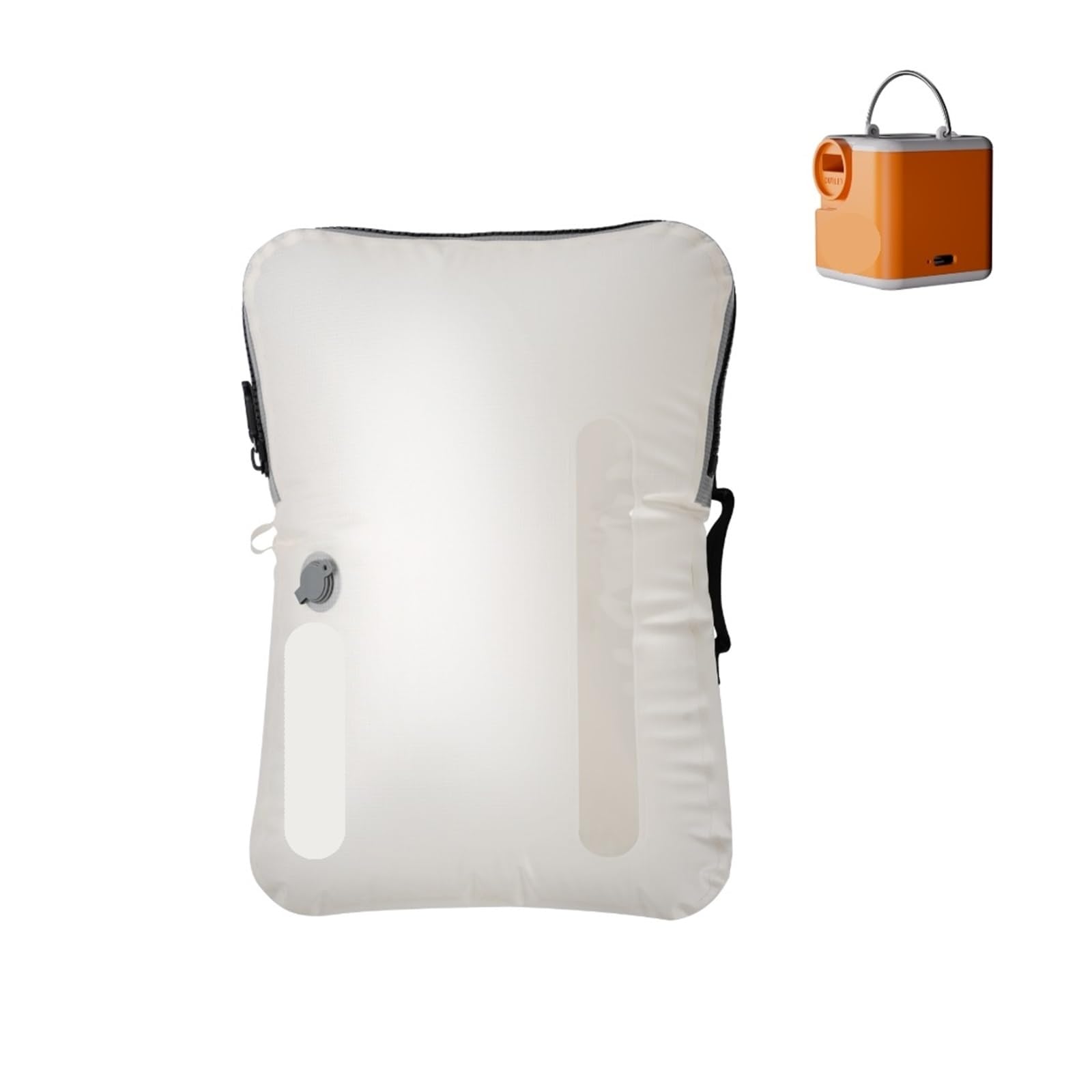25L Reusable Vacuum Compression Storage Bag 85% Space Saving Travel for Backpack & Luggage(PACK with PUMP)