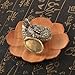 Toddmomy Mini Brass Turkey Ornament Mini Turkey Figurine Small Vintage Turkey Figure Retro Thanksgiving Day Decor for Dashboard Table Bookshelf Fall Decor