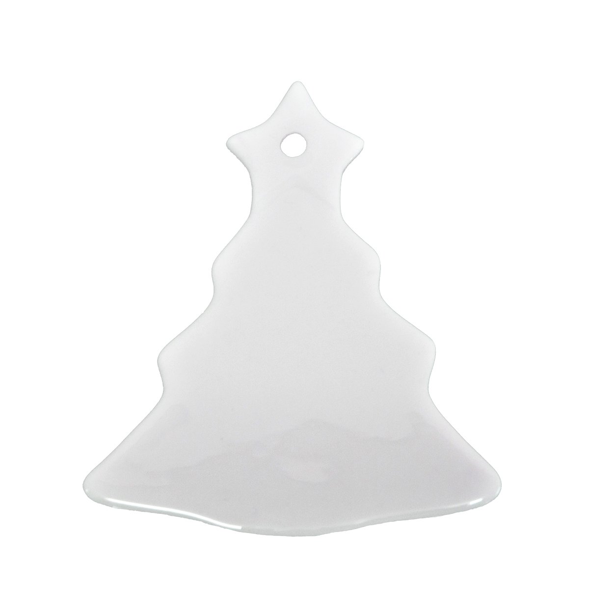 10 x Ceramic Tree Hanging Ornaments