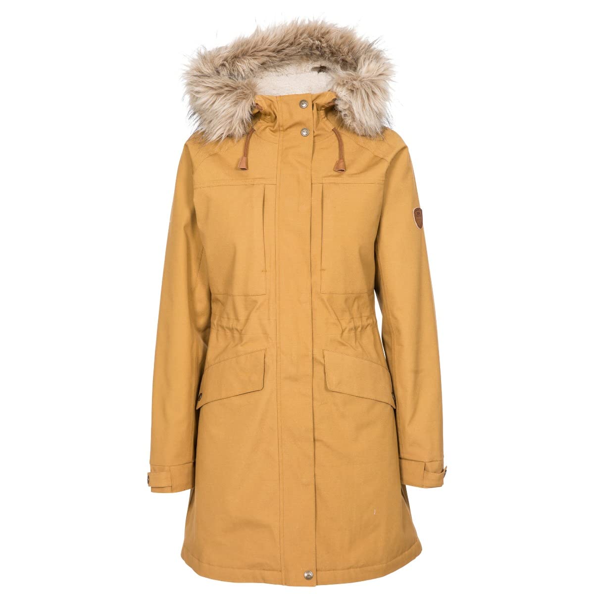 Trespass Womens Waterproof Jacket Ladies Longer Length Raincoat Faithful