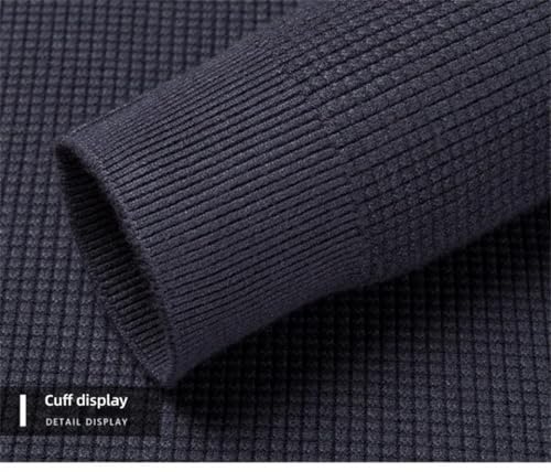 Mens Designer Knit Pullover Crew Neck Slim Fit Casual Jumpers Solid Color Sweater3