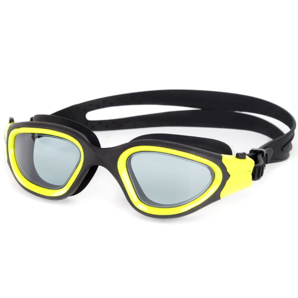 Klarglas-Schwimmbrille für Erwachsene, beschlagfrei, verstellbare Schwimmbrille im Pool (Color : C, Size : One Size) (D One Size)