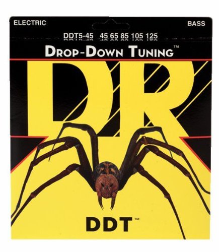 DR dDT 5–45 drop-down tuning jeu de cordes basse - Les Beatles, Paul McCartney, John Lennon, RIngo Starr, George Harrison DR dDT 5–45 drop-down tuning jeu de cordes basse