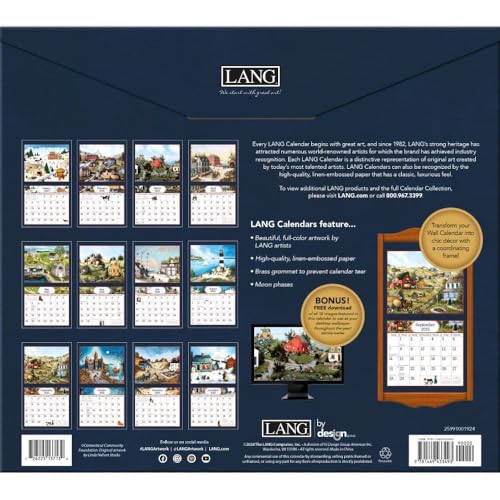 Lang 25171001924 Companies, Linda Nelson Stocks Special Edition 2025 Wall Calendar thumb #1