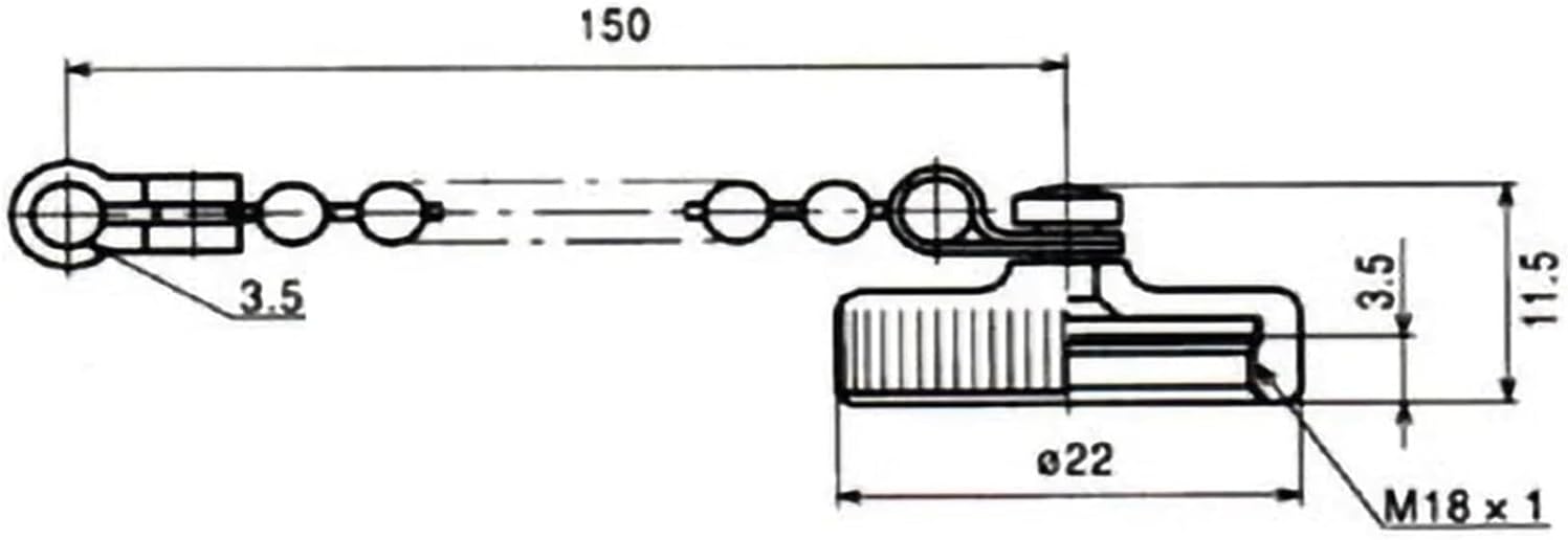 AHDDX 6pcs Protective Receptacle Cover NJW-16-RCa Industrial Protection Cap .0219