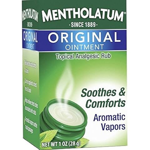 Mentholatum Original Ointment Soothing Relief, Aromatic Vapors - 1 oz (Pack of 3) Cover