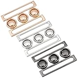 【Material】: Our wide waist belt eye buckle is made of high quality zinc alloy, elegant and classic color, can keep for a long time 【Unique Design】: Stylish and simple metal hook buckle fastening design, can be fastened and released quickly, convenien...