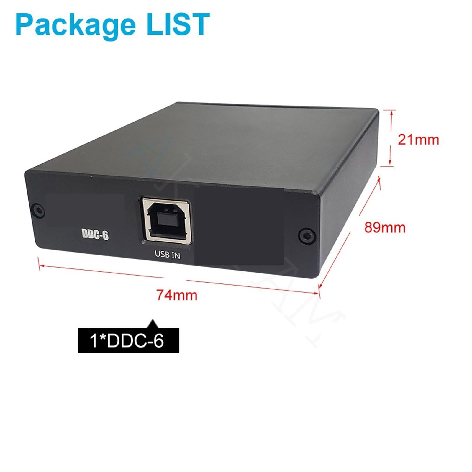 DDC-6 CCHD 575/957 Digital Interface Sound Card DSD256 PCM I2S Output Audio Conventer(Version B)