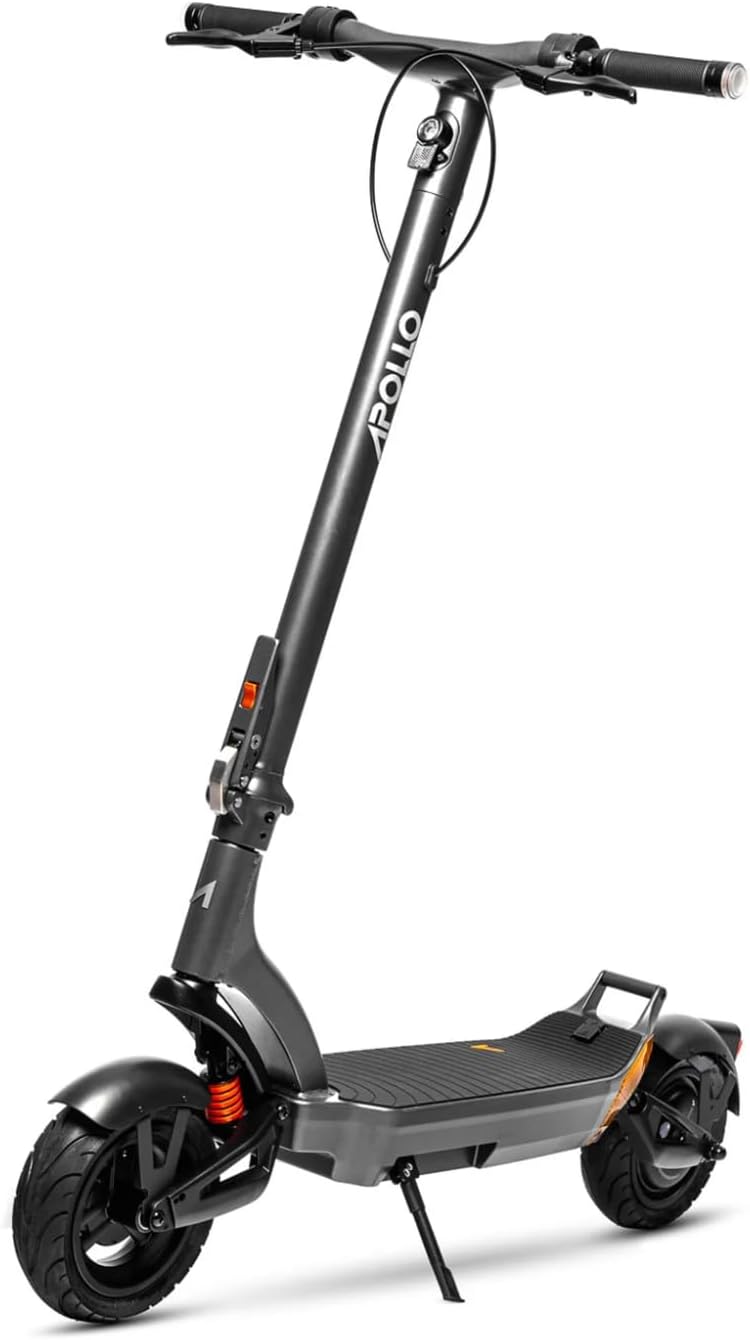 Apollo Electric Scooter, City/Go Models - Commuter E-Scooter for Adults with 350-500W Dual Motors, 265LB Max Load, 28-32MPH Top Speed & 30-43 Max Mile Range - Lightweight, Foldable & Water Resistant