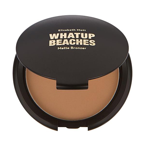Vegan-and-Cruelty-Free-Fine-Lightweight-Bronzer-Powder-for-Face-Elizabeth-Mott-Whatup-Beaches-Facial-Bronzing-Powder-for-Contouring-and-Sun-Kissed-Coverage-Matte-10g Elizabeth Mott Whatup Beaches Bronzer Face Powder Contour Kit - Vegan and Cruelty Free Facial Compact Bronzing Powder for Contouring and Sun Kissed Makeup Finish - Matte shade (10 g)