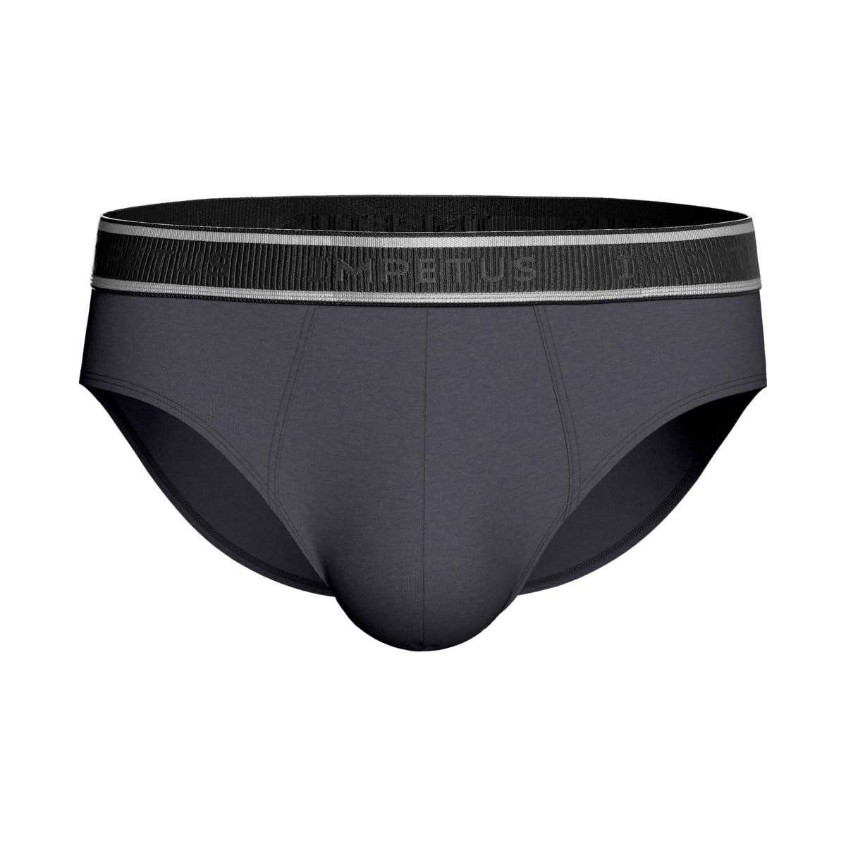 IMPETUS - Pack de 3 Slips de Algodón Stretch Essentials Negro Gris Azul
