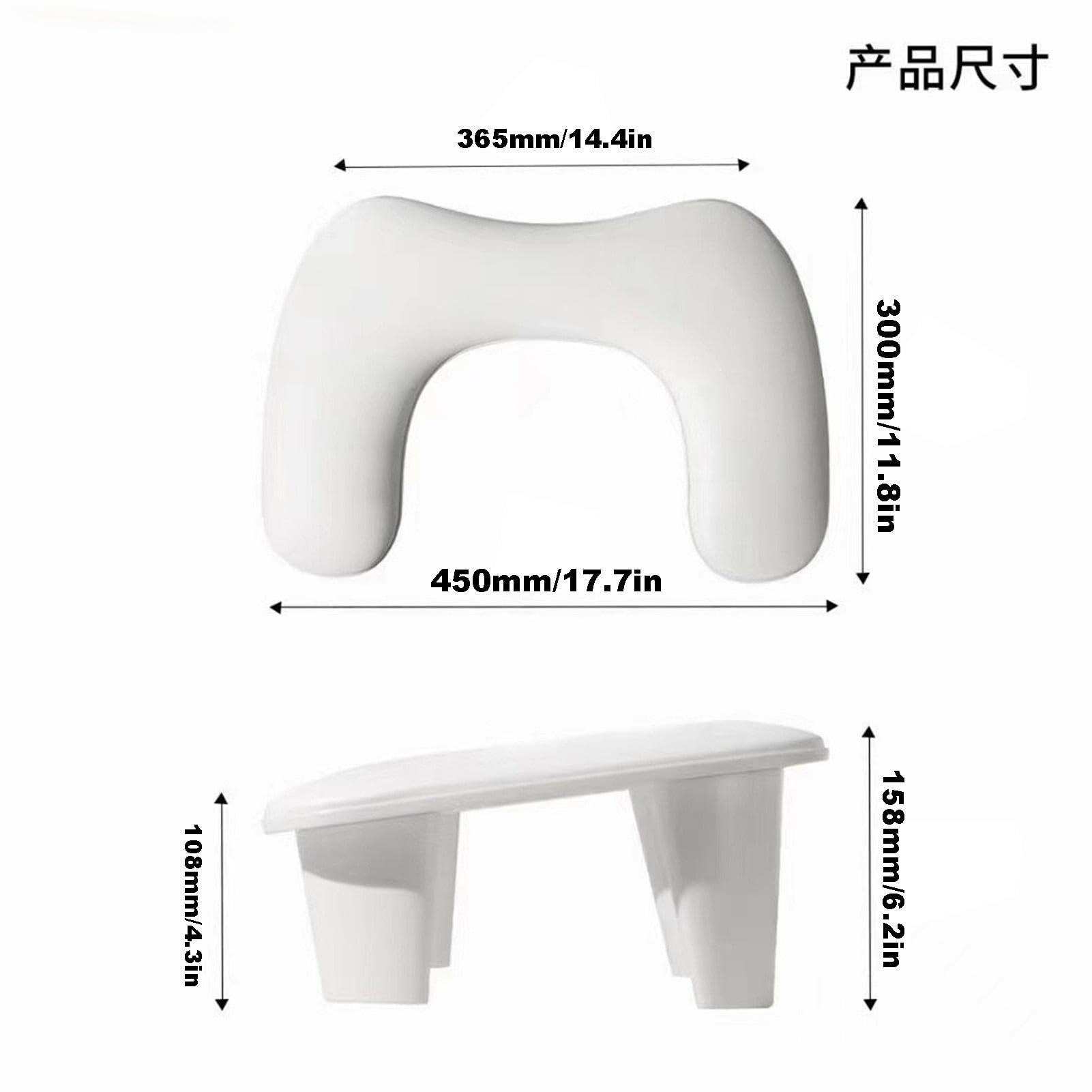 Reposabrazos para uñas, soporte de manicura, reposabrazos desmontable, almohadillas cómodas en piel sintética, accesorios de arte de uñas, herramienta para tecnología de uñas