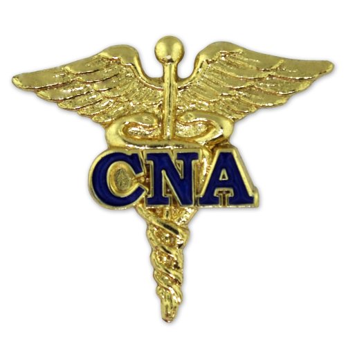 PinMart Caduceus Enamel Lapel Pin