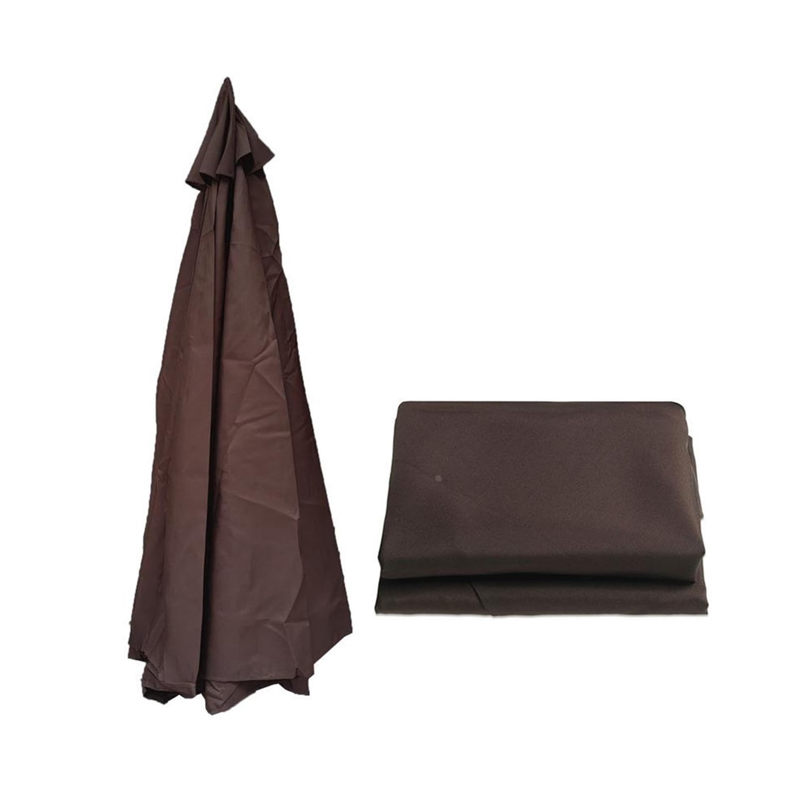 HAOKKV Umbrella Replacement Cloth 2.0m 2.7m 3.0m Patio Replacement Parasol Fabric Garden Umbrella Replacement Canopy For Backyard Beach UV Protection(Brown,2.0m/6.5ft)