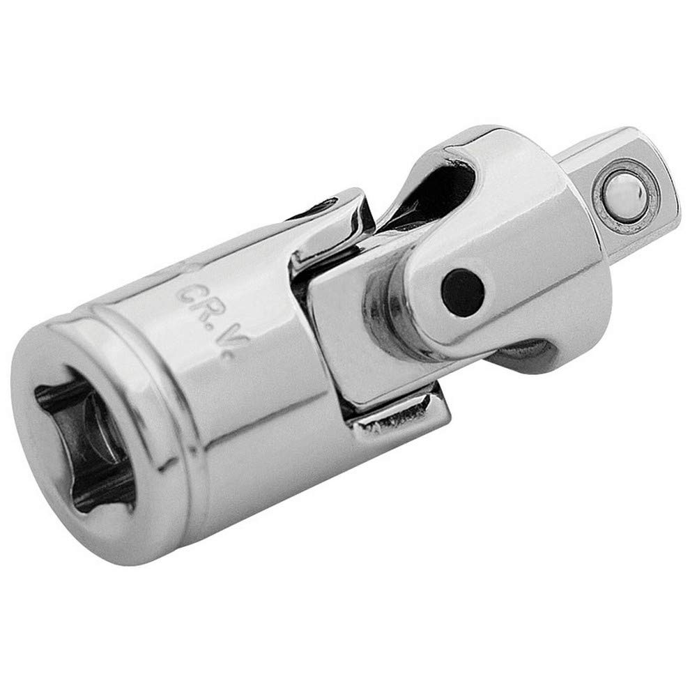 Draper 16791 1/4-Inch Square Drive Polished Chrome Universal Joint, Blue