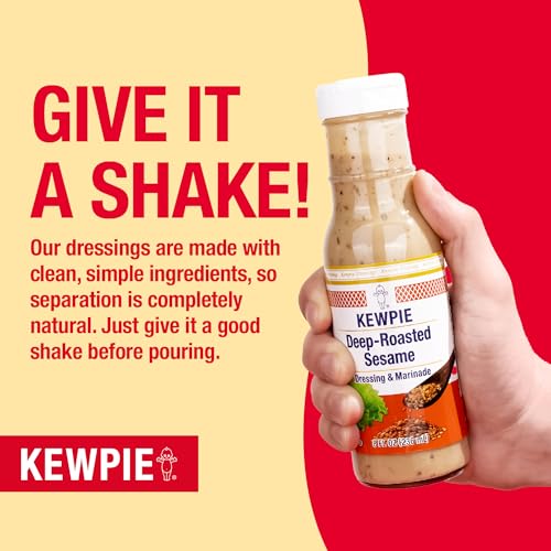 Image of Kewpie Deep Roasted Sesame Dressing Marinade Japanese Style Kosher 12 fl oz
