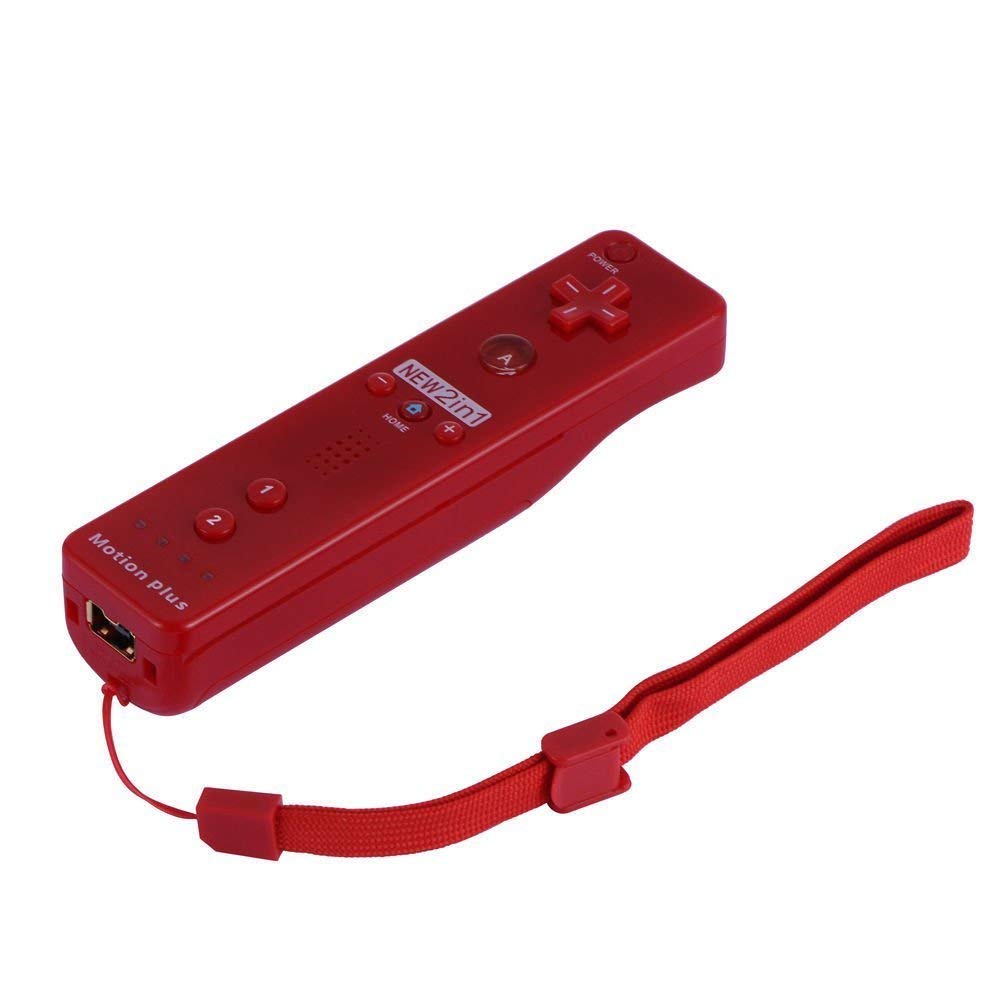 AeeYui Controlador Remoto con Sensor Motion Plus y Kit de Controlador Nunchuck para Wii U y Wii