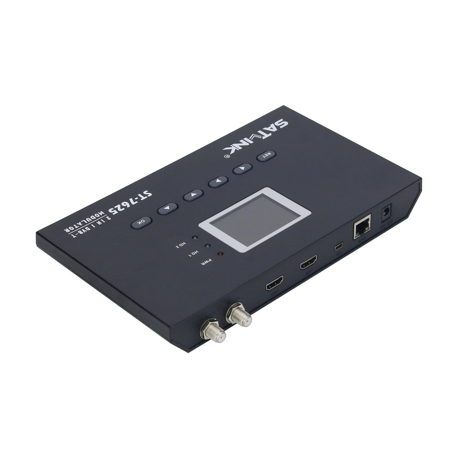Satlink ST-7625 modulator telewizji cyfrowej DVB-T 100 ~ 860 MHz MPEG-4 AVC/H.264 modulacja wyjścia RF DVB-T