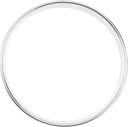 Angoily Anillo redondo de metal para muffins, anillos de acero inoxidable, anillos de tarta antiadherentes, anillo redondo de pizza, anillo de