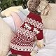 Hundepullover Weihnachten Hund Rollkragenpullover Weihnachten Muster Strickwaren warme Haustier Pullover, Winter Hund Mantel, Pullover Pet-Kostüm für Hundepullover klein mittelgroße Hunde (L, E)