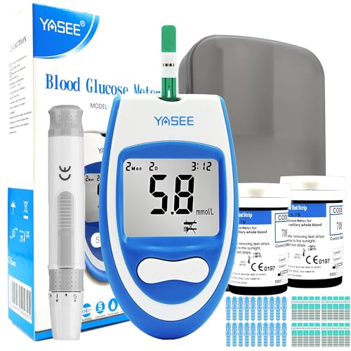 Blood Glucose Test Kit for Diabetes, Blood Sugar monitor testing ...