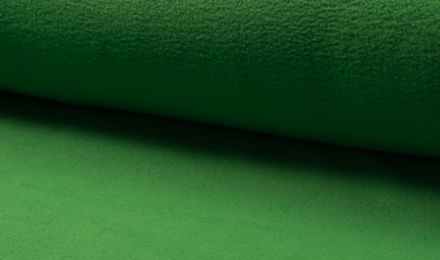 Lambskin Polar Fleece Fabric Material - Green, 1Mtr 150cm x 100cm