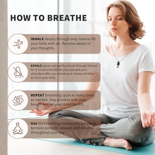 528-Hz-Meditation-Necklace-Breathing-Frequency-Sound-Healing-Device-by-Adjusting-The-Breathing-for-Anxiety-Stress-Relief-Mindfulness-Silver