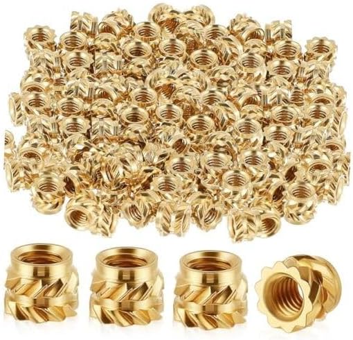 Pcs M3 Threaded Inserts Heat Set Inserts Brass 3D Printing M3 x D5 x L4 300