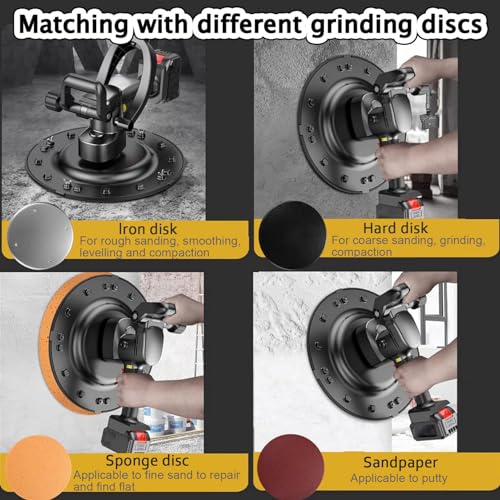 Electric Wall Plastering Machine - Professional Concrete Mortar Polisher, Electric Cement Finishing Tool, High-Efficiency Wall Sander for Smooth Surfaces - Image 7