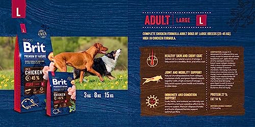 Brit Premium by Nature Chicken Large Adult – Dry Dog Food – 8 kg – Image 4