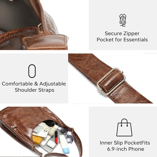 Bolso Hobo grande para mujer GEMIU miniatura 6