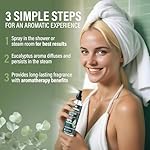Eucalyptus Shower Spray, Pure Eucalyptus Oil Shower Mist - Sauna and Spa Steam Room Spray, At Home Spa Experience - 6.76 oz - Image 5