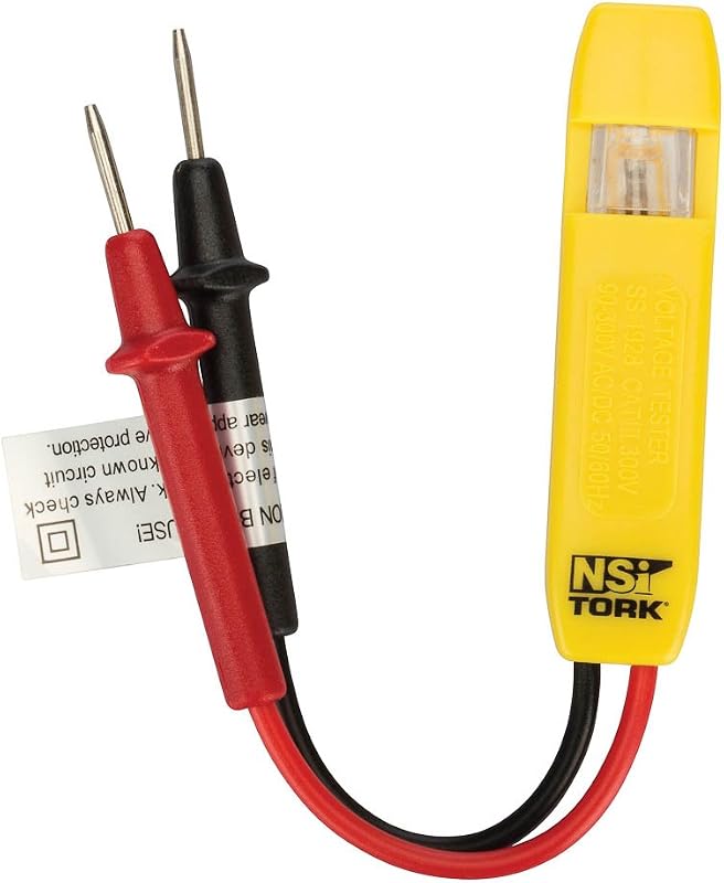 Probador de Tensión de Sonda Doble NSi Industries TES-111, 80-250 VCA,Neón