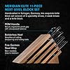 Messermeister-Meridian-Elite-11-Piece-Next-Level-Block-Set-Includes-Includes-6-Speciality-Knives-4-Steak-Knives-Knife-Block Messermeister Meridian Elite 11-Piece Next Level Block Set - Includes Includes 6 Speciality Knives, 4 Steak Knives & Knife Block