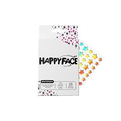 HappyFace Acne Spot Dots Hydrocolloid Pimple Patch For Face Psychedelic Pimple Patch 28 Count All Skin Types