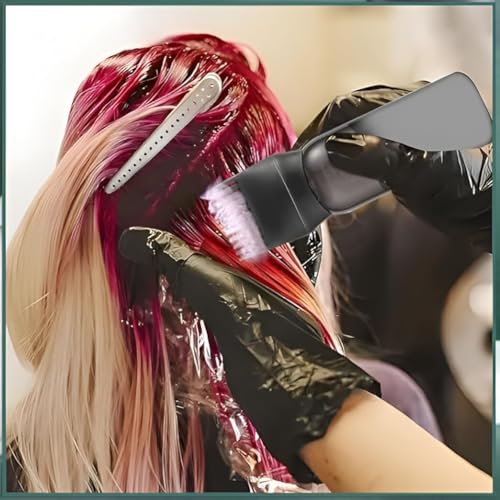 HIYON Hair Dye Applicator Bottle with Comb Nozzle | Refillable Squeeze Bottle for Oil, Color, or Shampoo | Root Touch-Up Tool for Hair Coloring | Leakproof Plastic | 3 Color Variants - Image 4 thumbnail