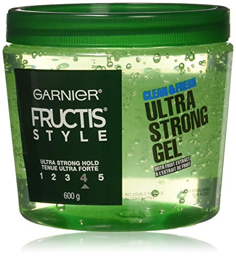 Garnier Fructis Clean and Fresh Ultra Strong Gel #4, Jumbo Jar, 21.2 Ounce (Pack of 3)