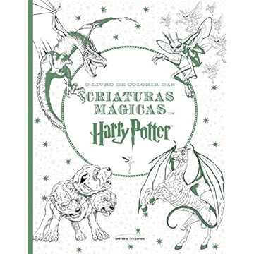 Capa do livro O livro de colorir das criaturas mágicas de Harry Potter - Pocket