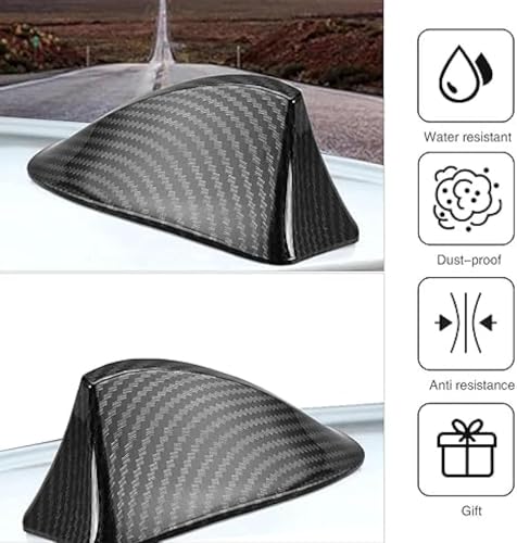 Aleta de tiburón de fibra de carbono sin perforar para Chery Jaecoo J7 2023-2024 5