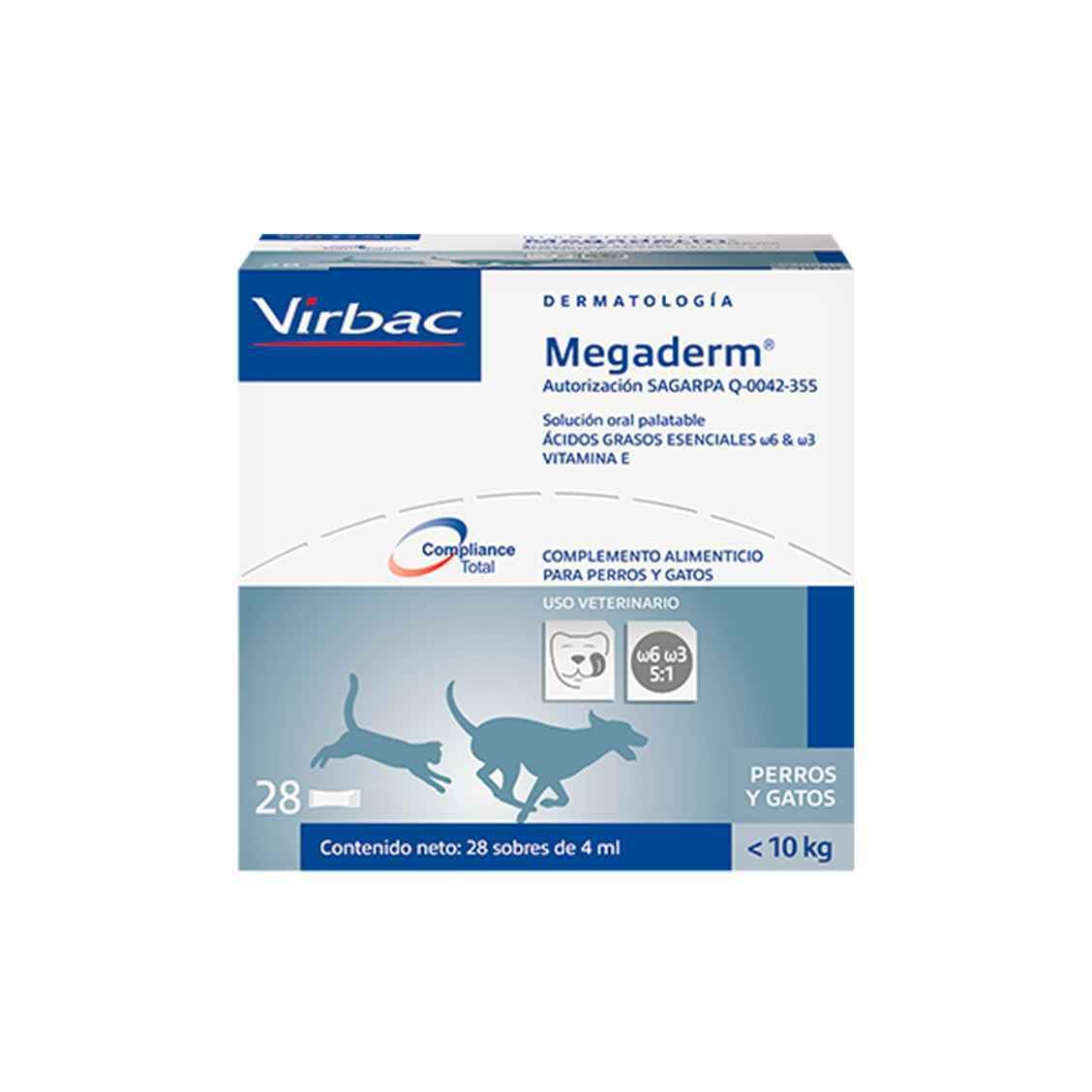 Virbac Omegaderm EZ Dose, Small Dog/Cat, 28 Count, 4 mL