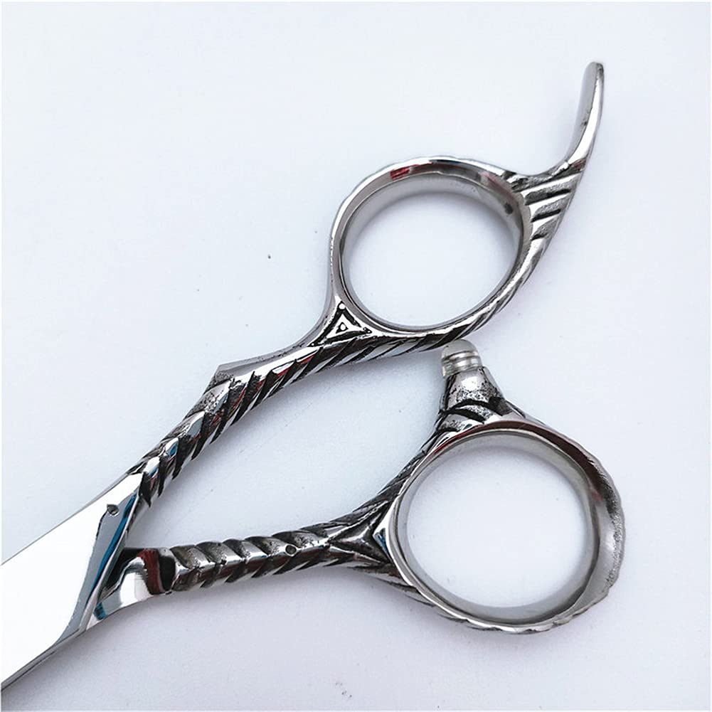 Ciseaux À Couper Les Cheveux Ciseaux Amincissement des Dents Cisailles De Cisailles, Ciseaux De Cheveux en Acier Inoxydable De 6,0 Pouces, pour Hommes Femmes Enfants Animaux Domestiques,5.5 inch