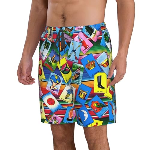 Rainbow Color Tie Dye Men'S Swim Shorts Beach Trunks Quick Dry Hawaiian Swimming Shorts with Pockets2