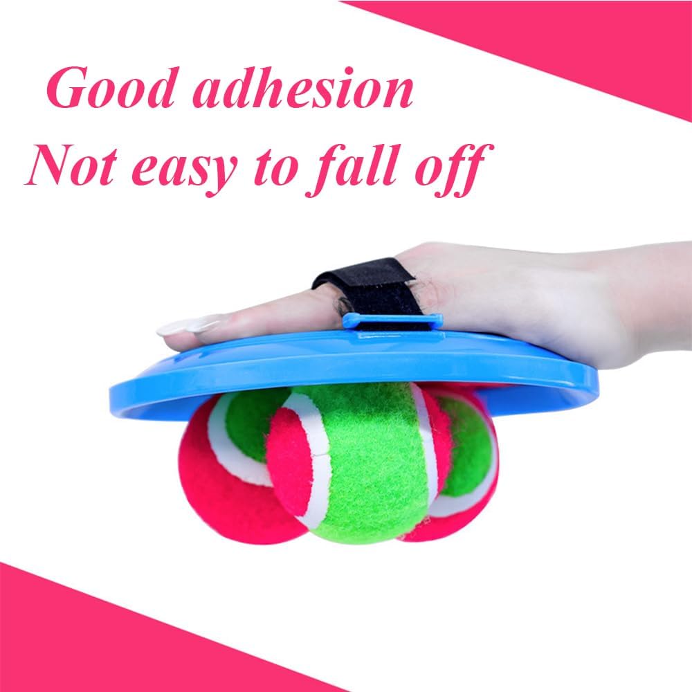 Velcro Ball Catch - Velcro Ball and Catch Game,Sticky Paddles and Balls for Kids, Beach Toys Back Yard Pool Outdoor Lawn Games Backyard Camping