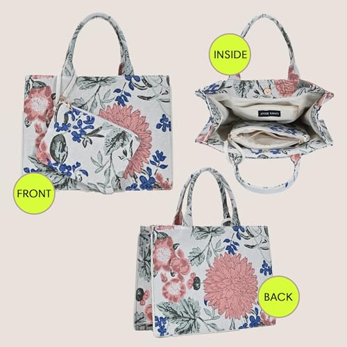 Bolso Mujer Tote 2 en 1 Antik Kraft Isabella Algodón miniatura 2