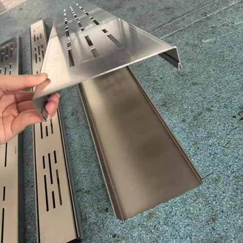 Zestaw odwodnień liniowych ze stali nierdzewnej, wyjmowane kratki odwodnieniowe do ogrodu, patio, tarasu, łazienki, ogrodu, chodnika - Slim Floor Drain