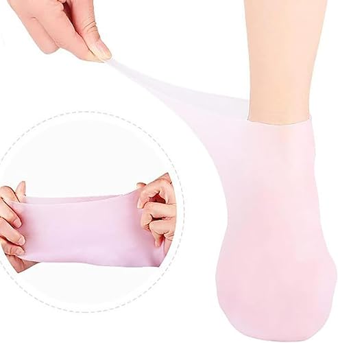 Miniatura 3 de 2 calcetines hidratantes de silicona, calcetines de pedicura de silicona, calcetines de silicona para mujeres, calcetines de pedicura de spa para